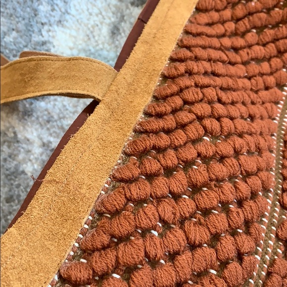 💕HP💕Boho orange tote bag - Picture 10 of 12